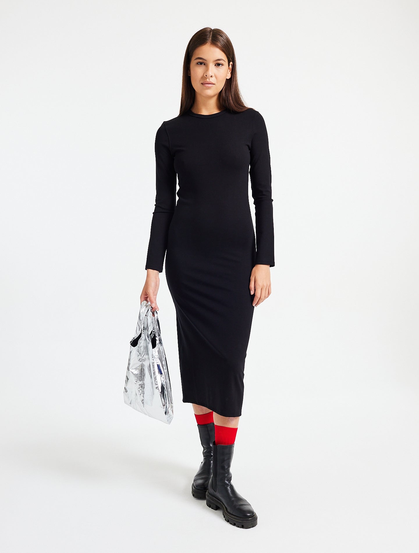 The Power Stretch Bodycon Dress Black Black Coffee – Patine