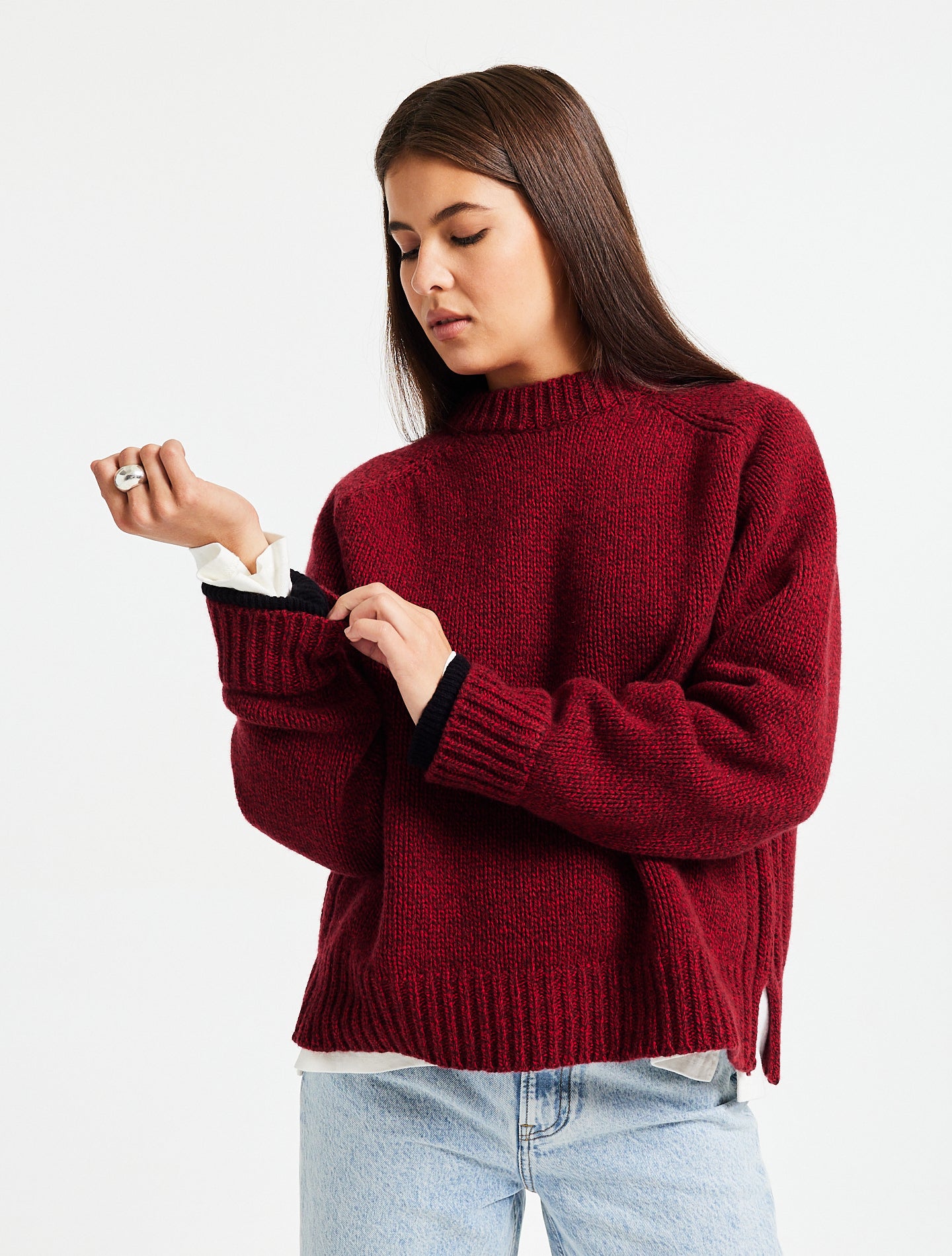 Rose porte la taille M/L (1,73m, taille habituelle 36)