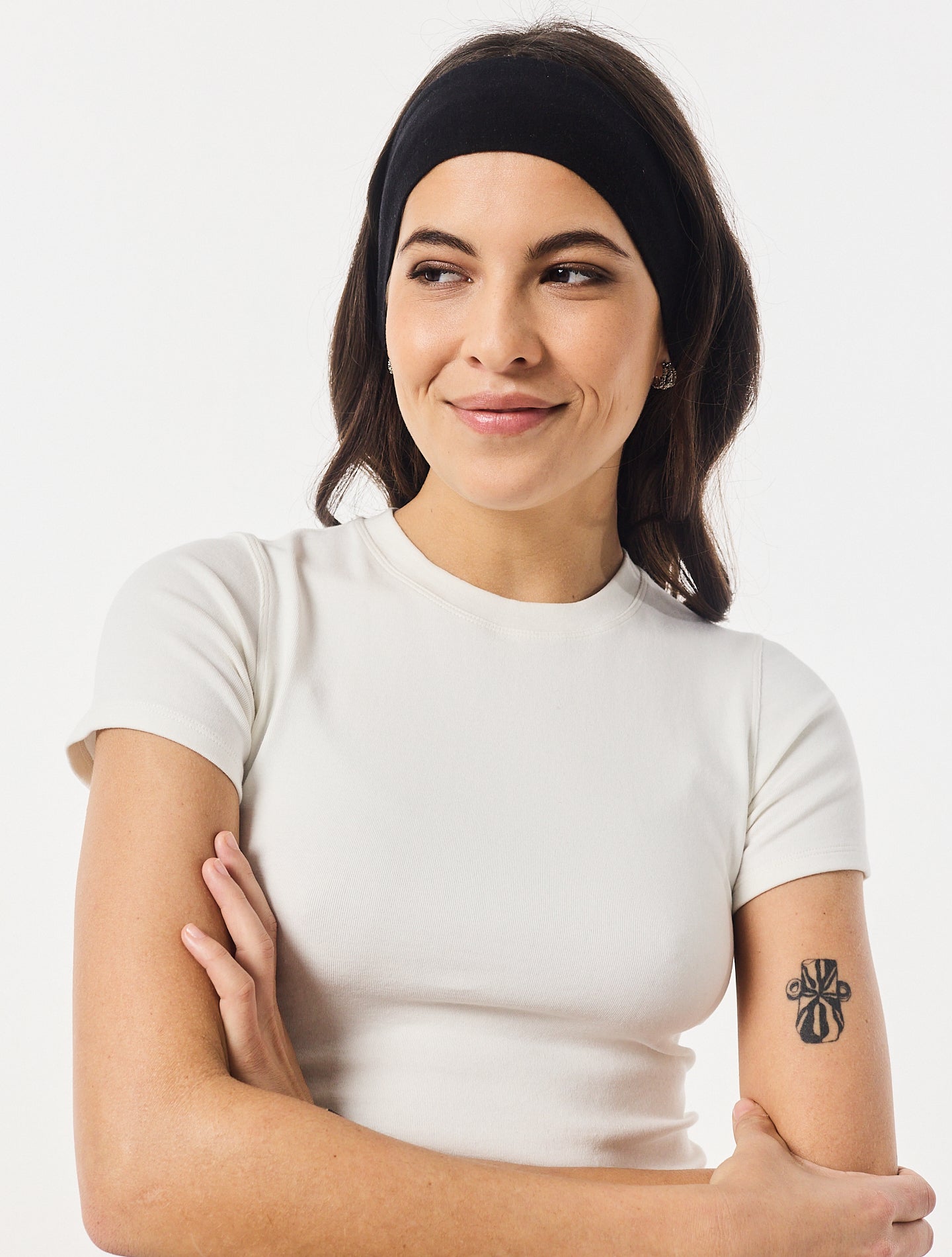 Rose mesure 1,73m et porte sa taille habituelle, la taille S