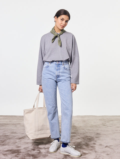 The Everyday Brenda Jean, made from regenerated recycled cotton, light blue