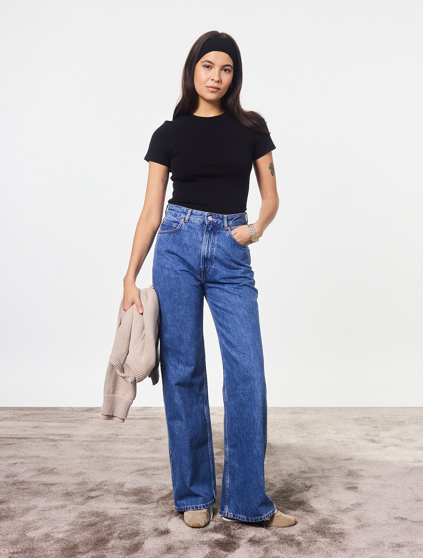 Le Jean Wide leg Brenda Bleu Medium