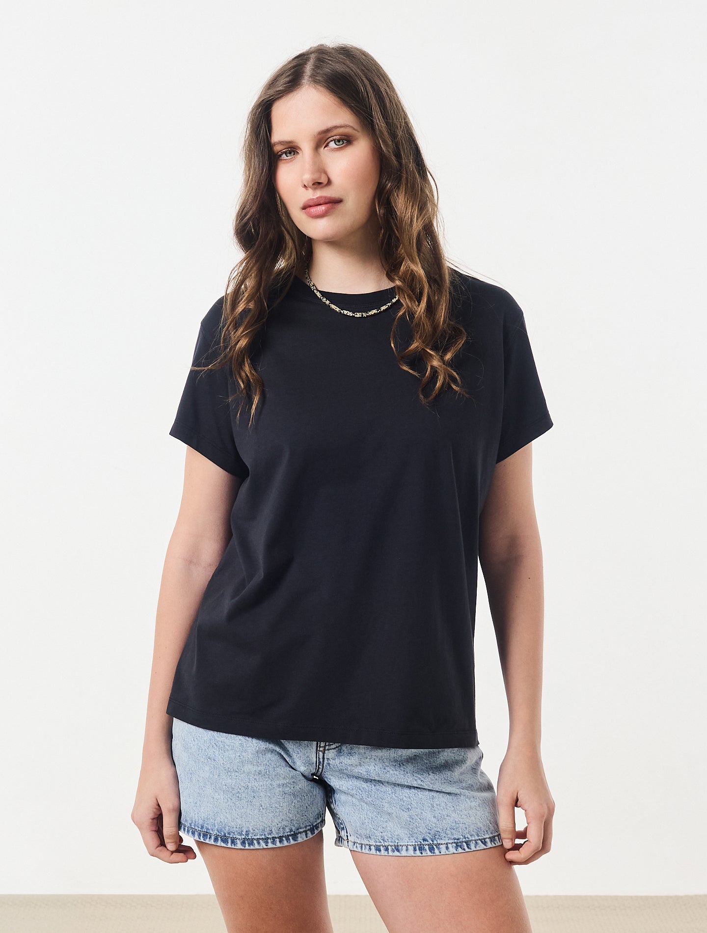 Le tee-shirt Iconic Willie® jersey bio-recyclé Noir black coffee