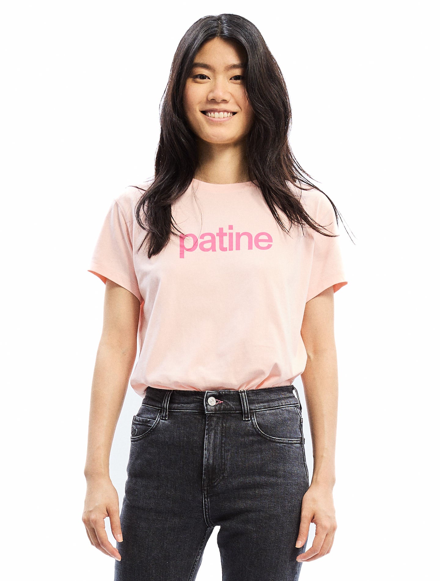 Le tee-shirt Iconic Willie®  jersey bio-recyclé Patine Rose Milkshake