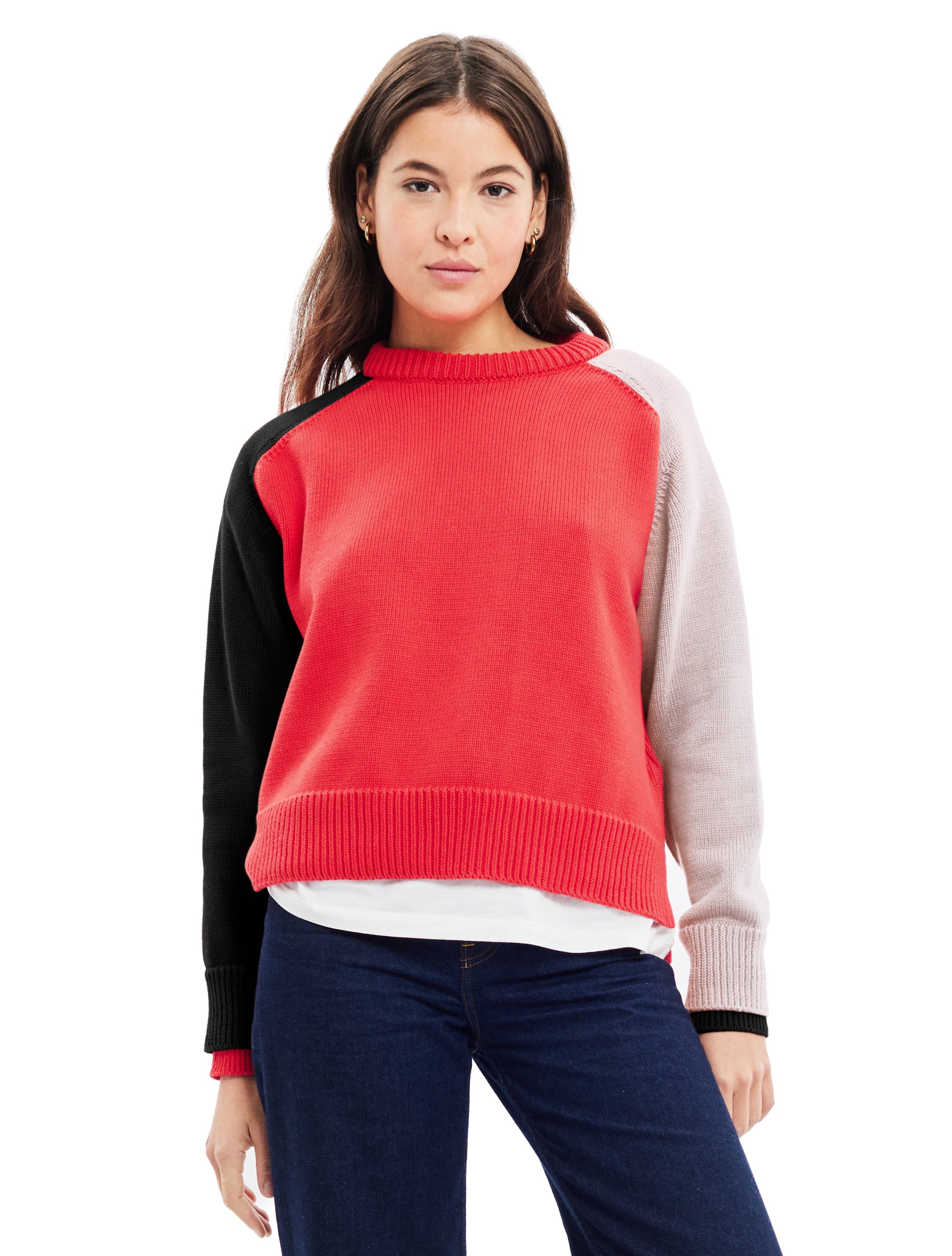 Le pull Wooly coton Trigoût Rouge