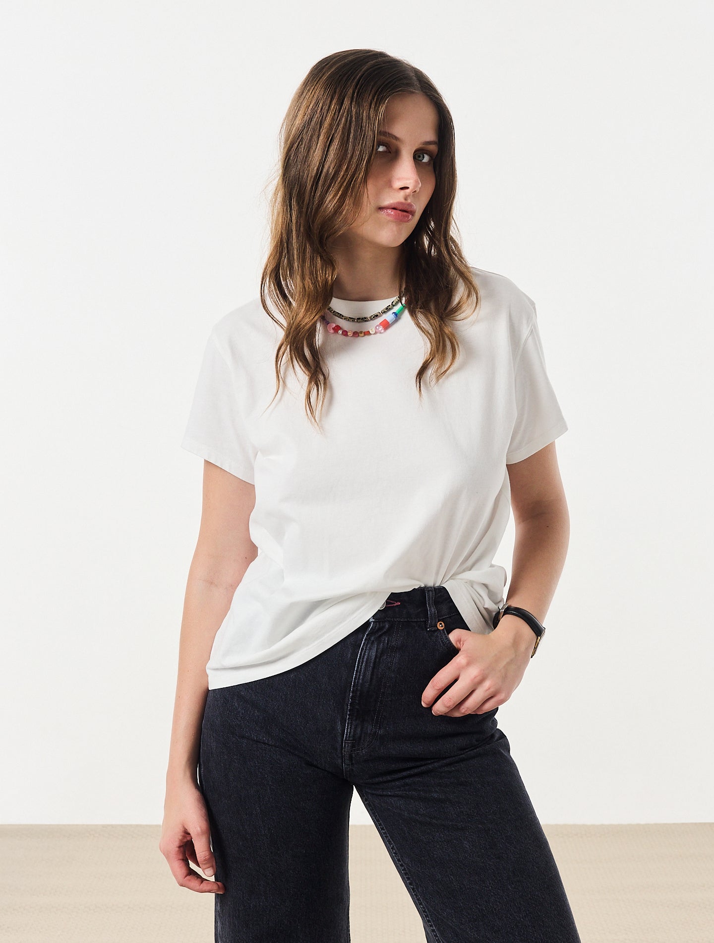 Le tee-shirt Iconic Willie® jersey bio-recyclé Blanc cheesecake