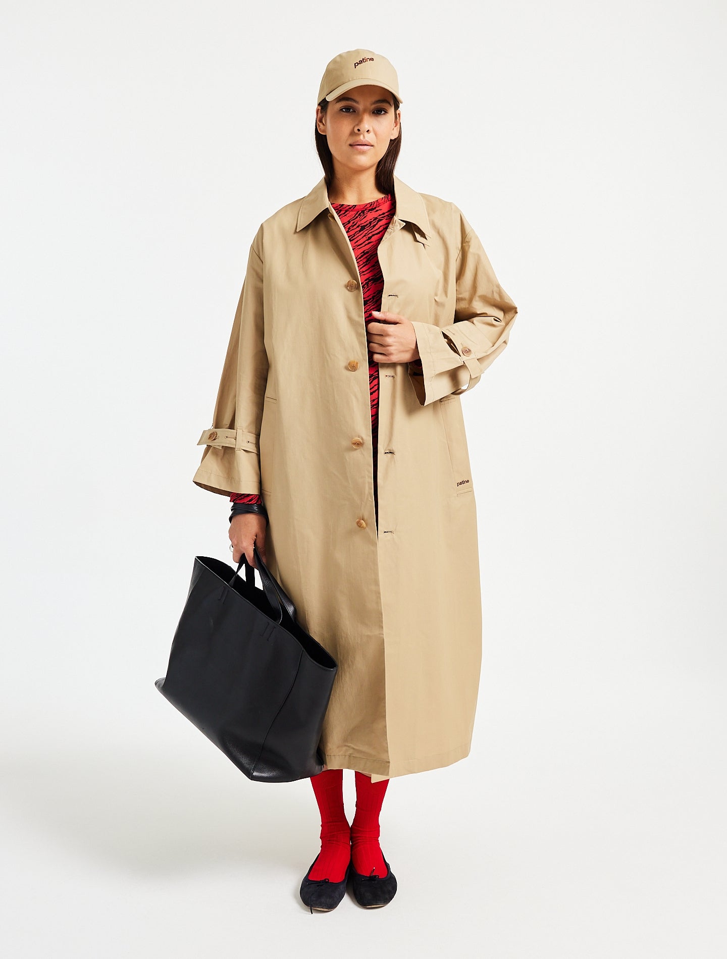 Le trench Gaby Beige pâte sablée