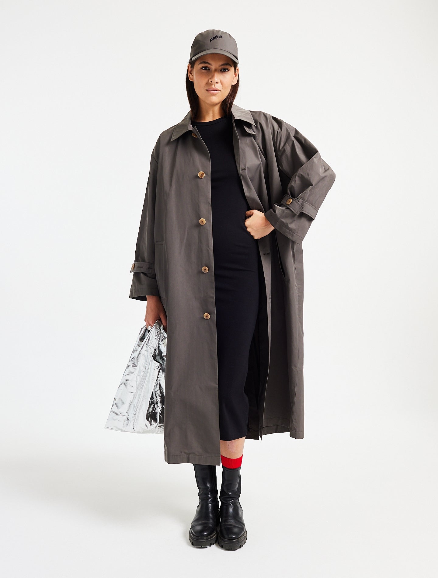 Le trench Gaby Vert Dark Olive