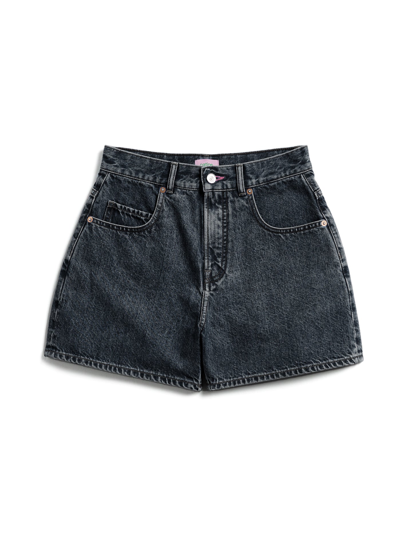 Le Short Brenda denim bio-recyclé Noir Medium