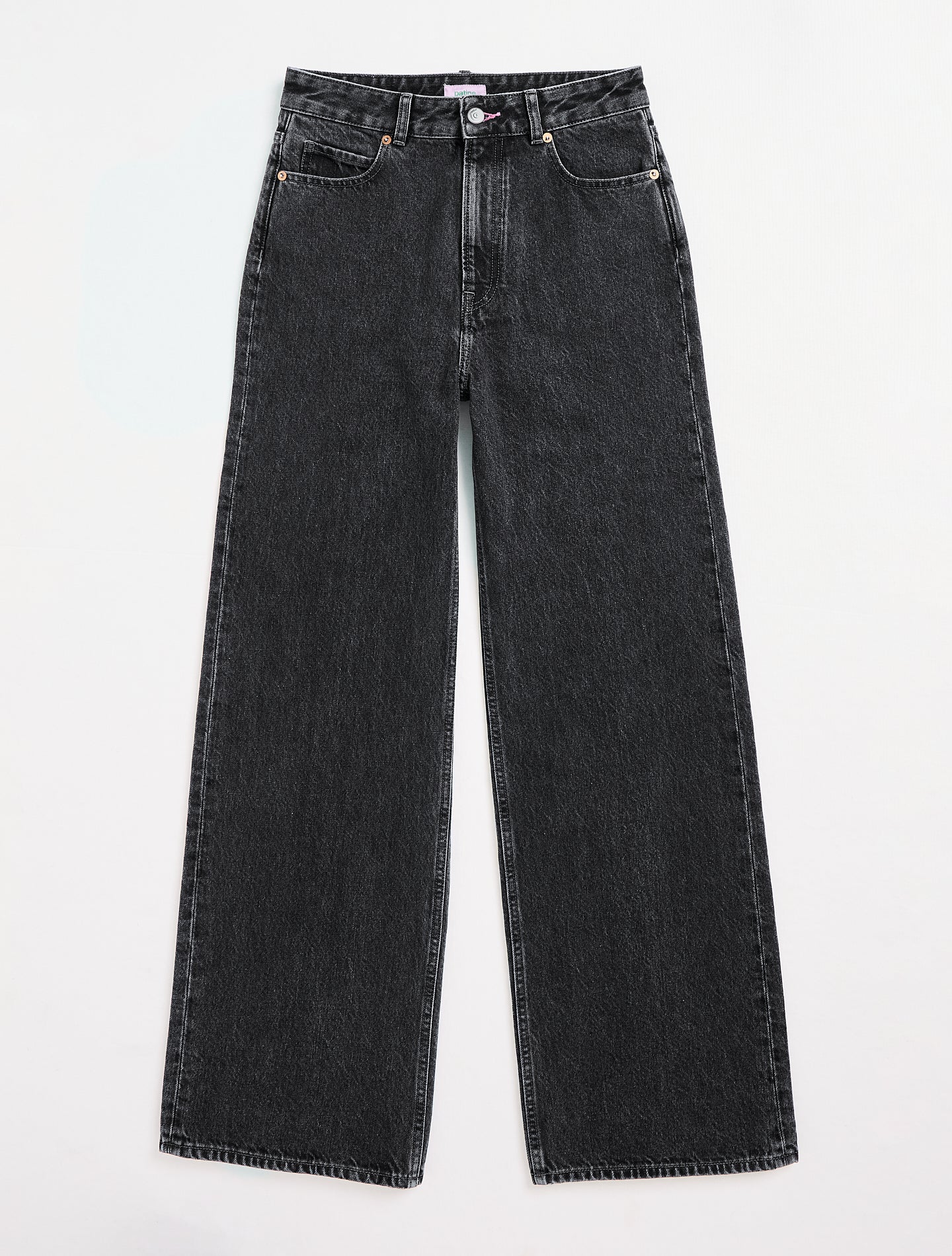 The Brenda Black Medium Wide Leg Jean – Patine