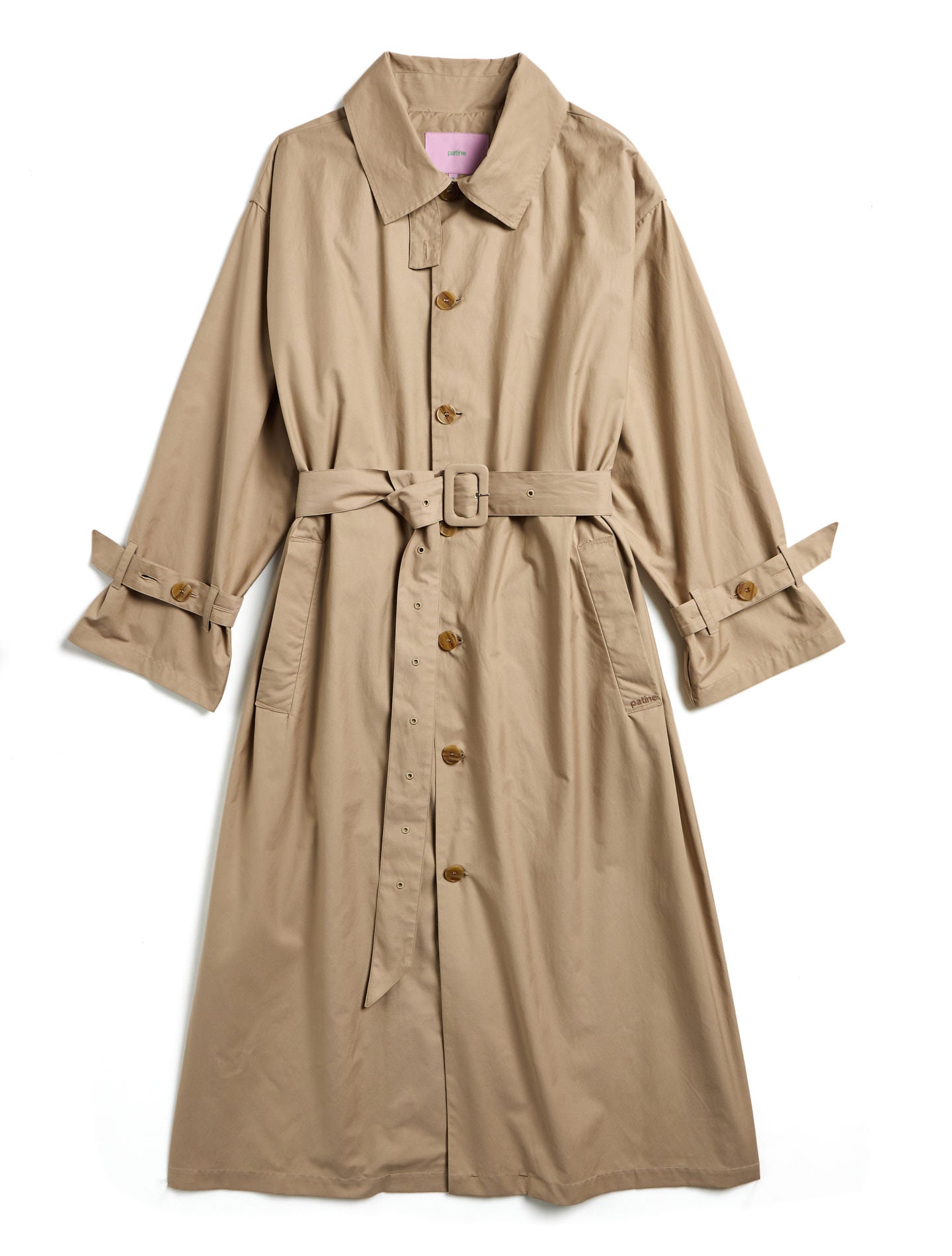 Le trench Gaby toile bio-recyclée Beige toast