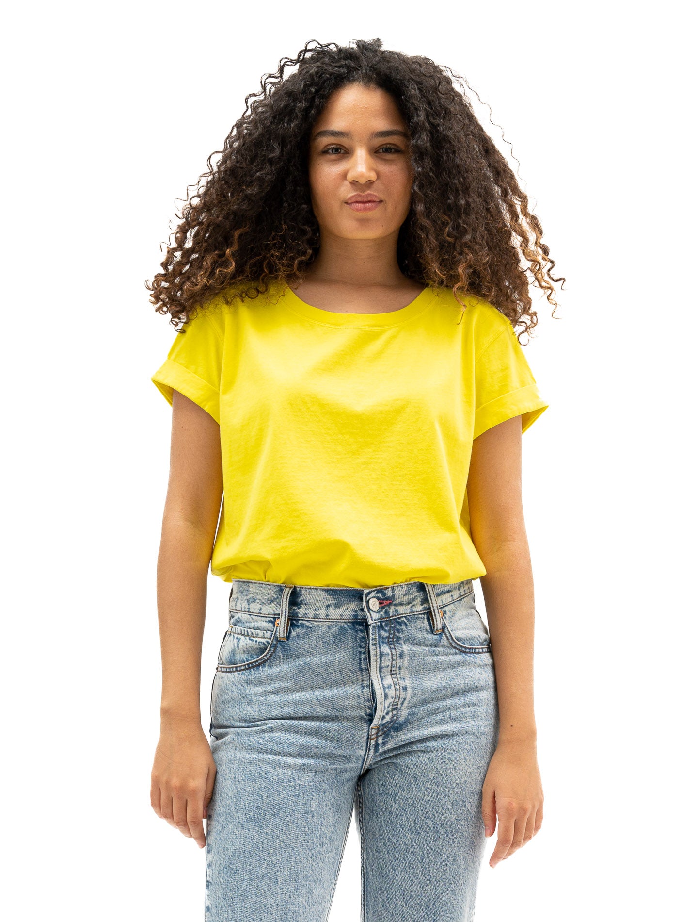 Le tee-shirt Cool Willie® jersey bio-recyclé Jaune Sunny Delight