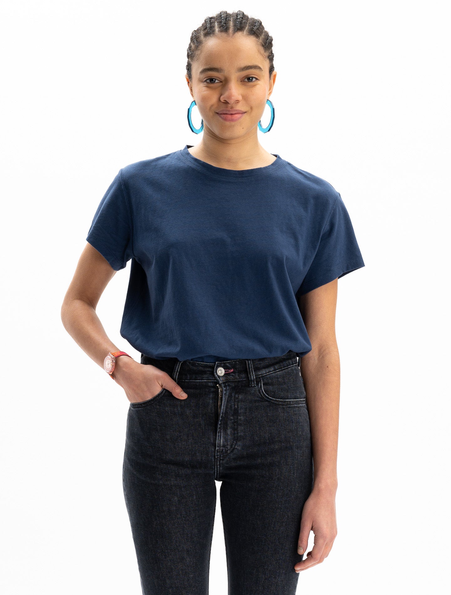 Le tee-shirt Iconic Willie® jersey bio-recyclé Bleu navy