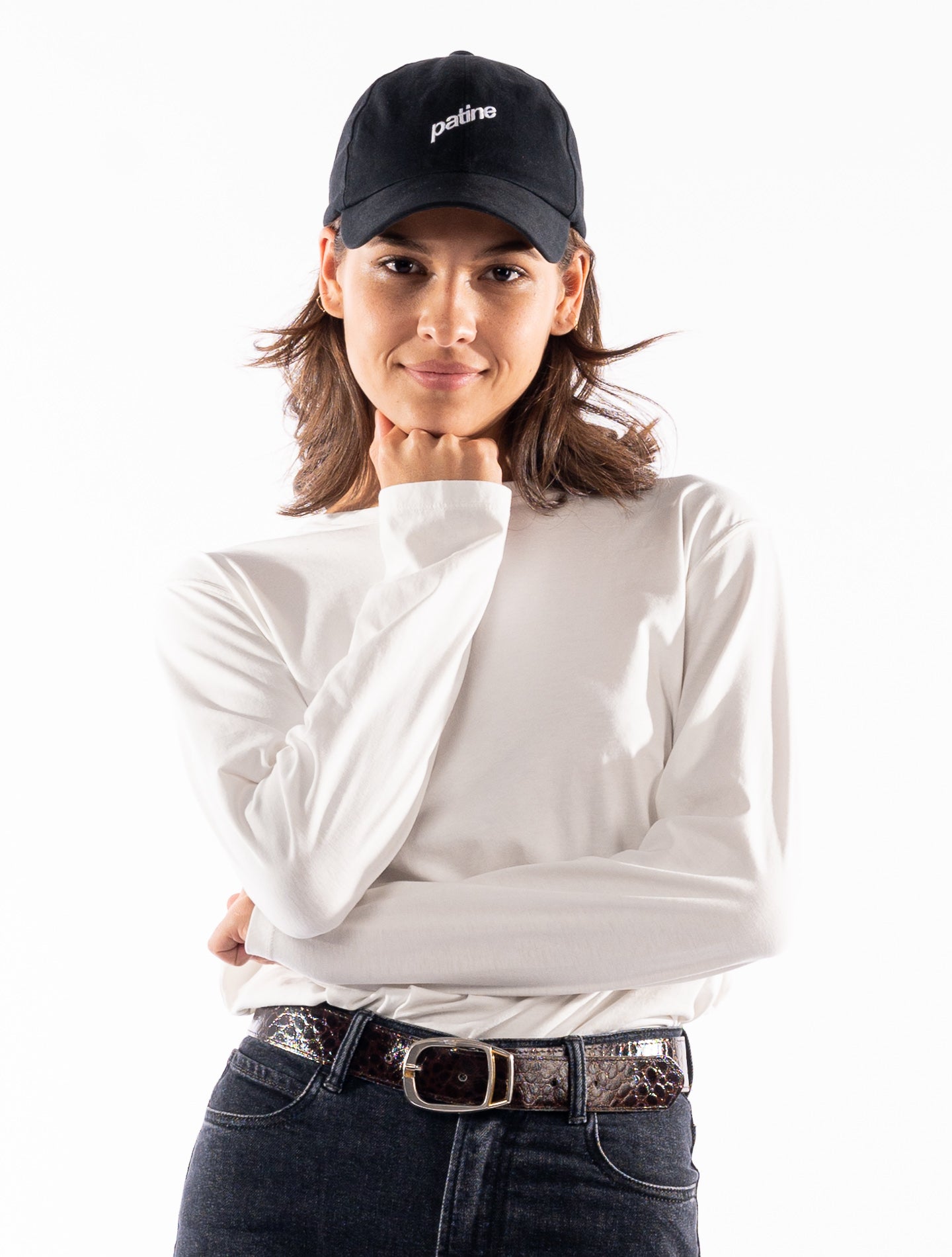 Le tee-shirt Long Willie® jersey bio-recyclé Blanc cheesecake