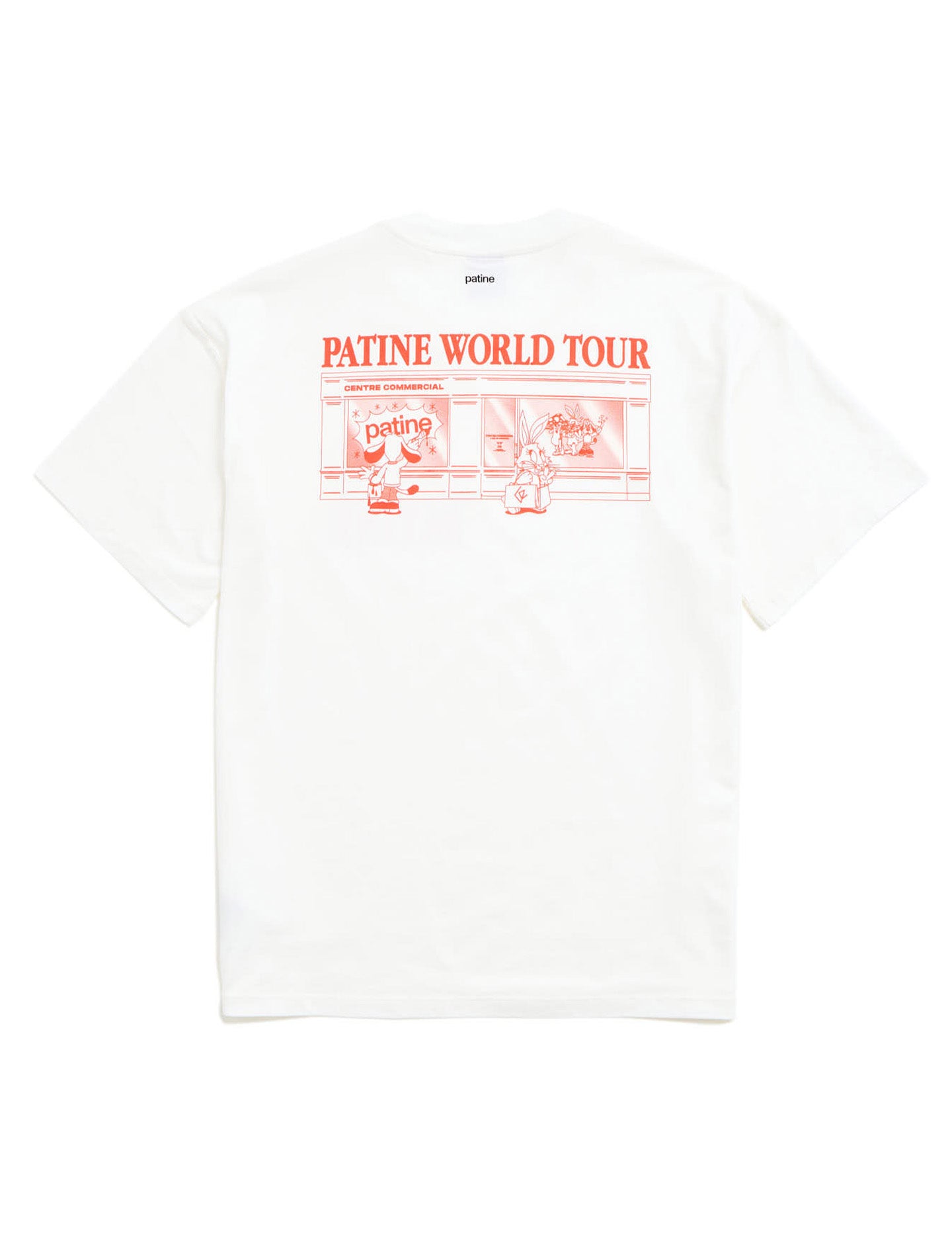 Le tee-shirt Super Willie® en jersey bio-recyclé Patine Blanc cheesecake