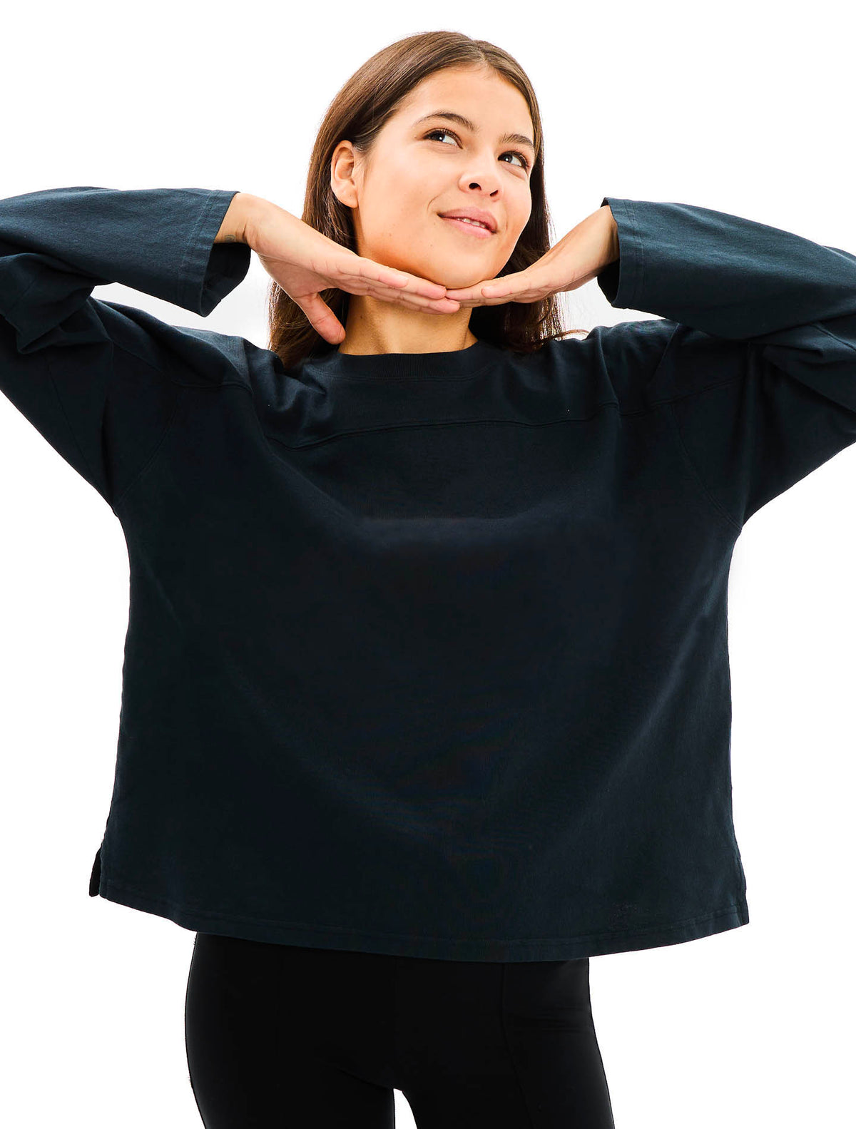 Patine, Le top Football tee Willie Heavy en jersey épais noir, fabrication Roanne France.