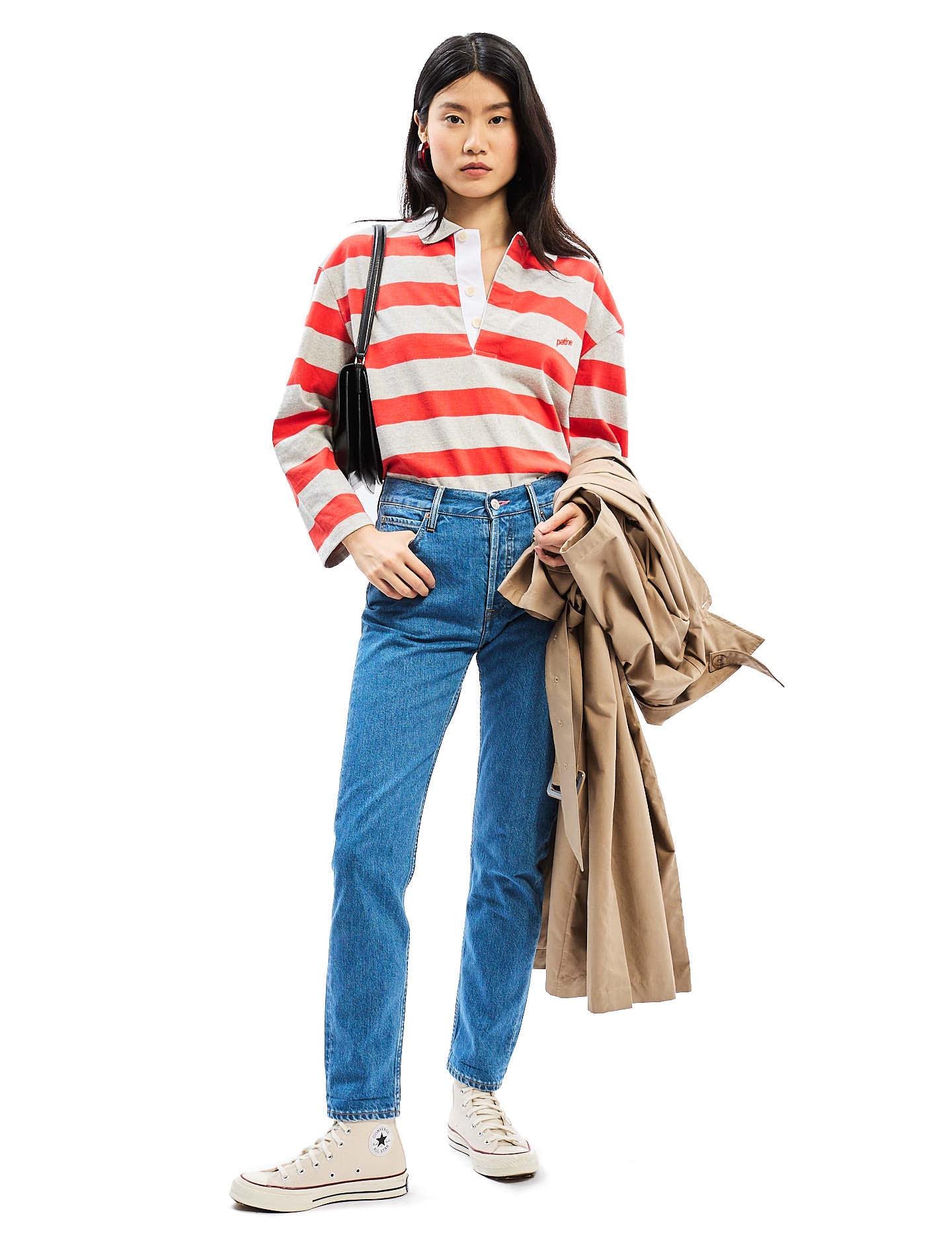 Le jean Slim Brenda coton regen-recyclé Bleu medium
