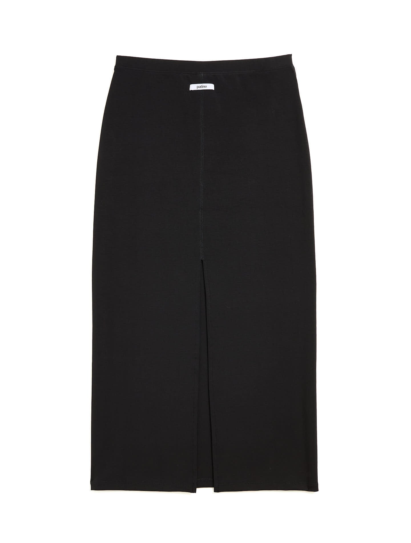 La jupe longue Power stretch Noir Black Coffee Patine