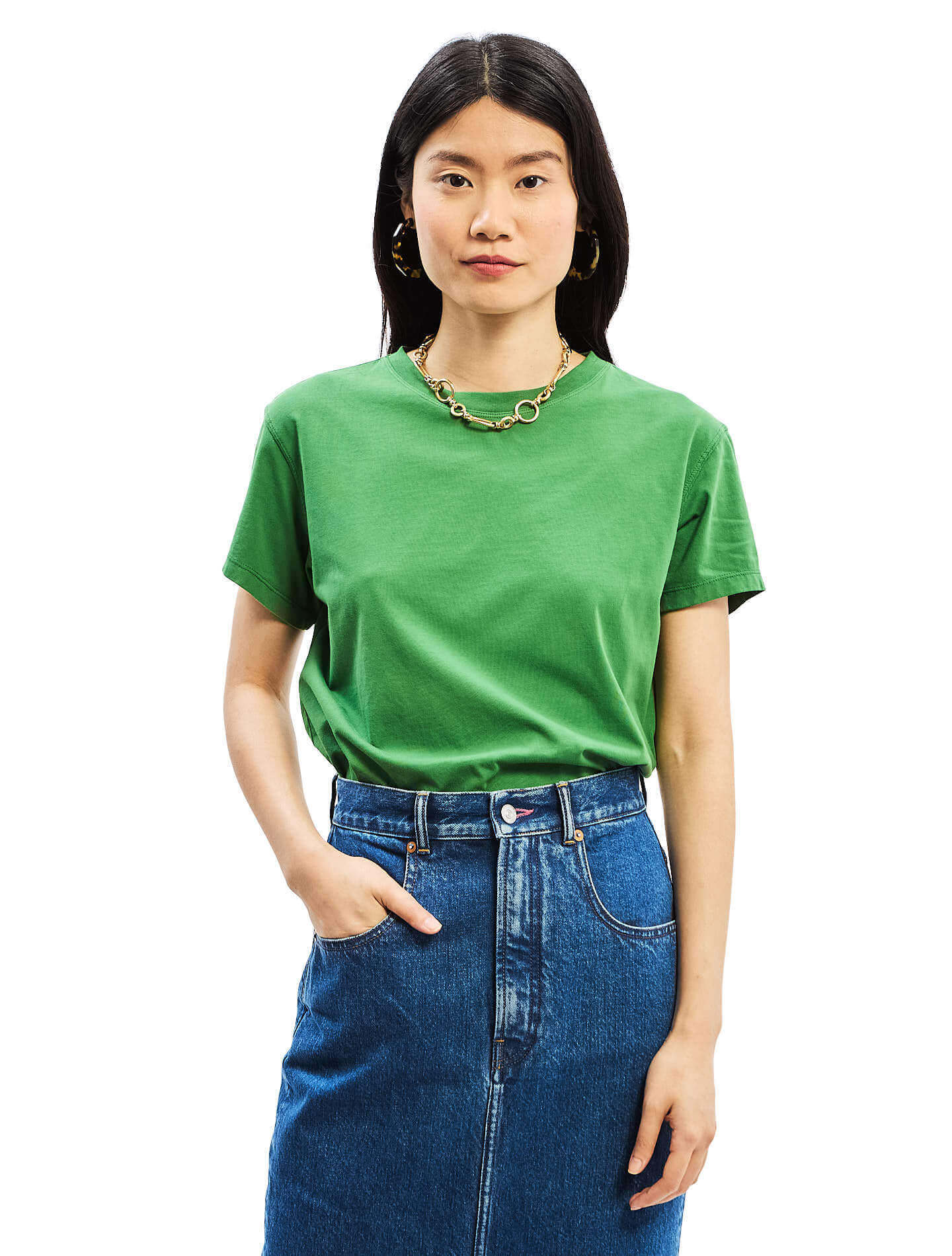 Le tee-shirt Iconic Willie® jersey bio-recyclé Vert plante verte