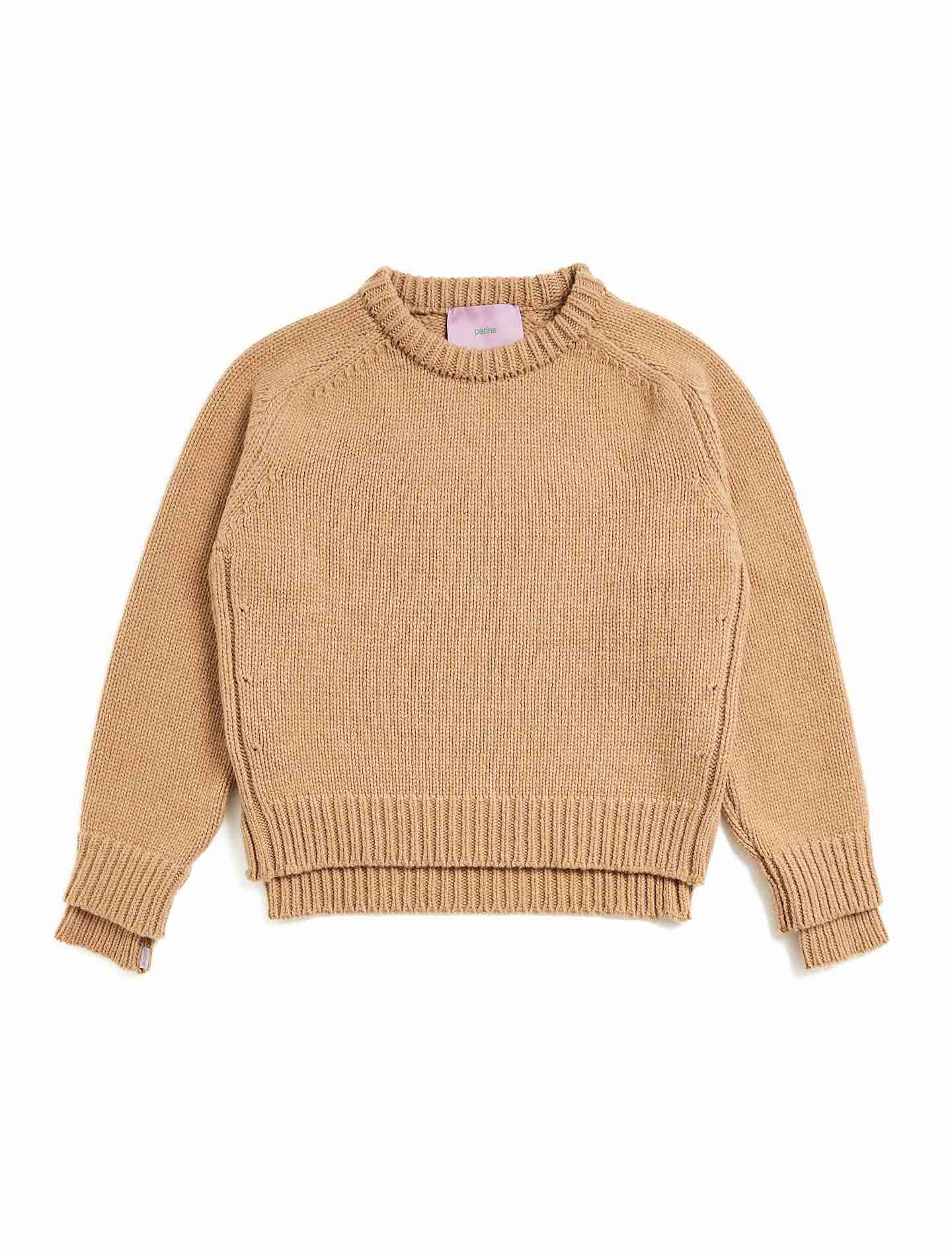 Le pull Wooly laine 100% recyclée Beige toast