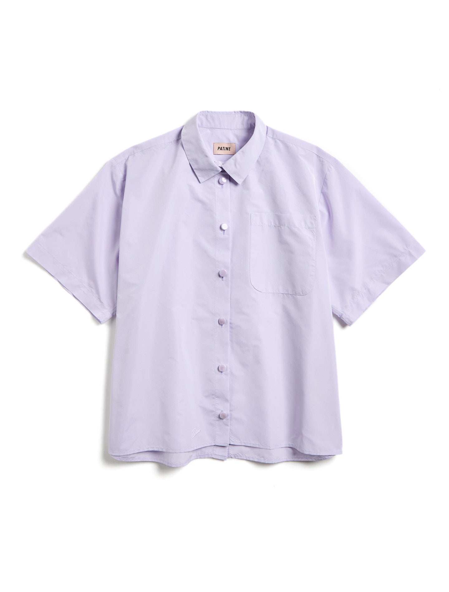 La chemisette Taffy taffetas recyclé Lilas