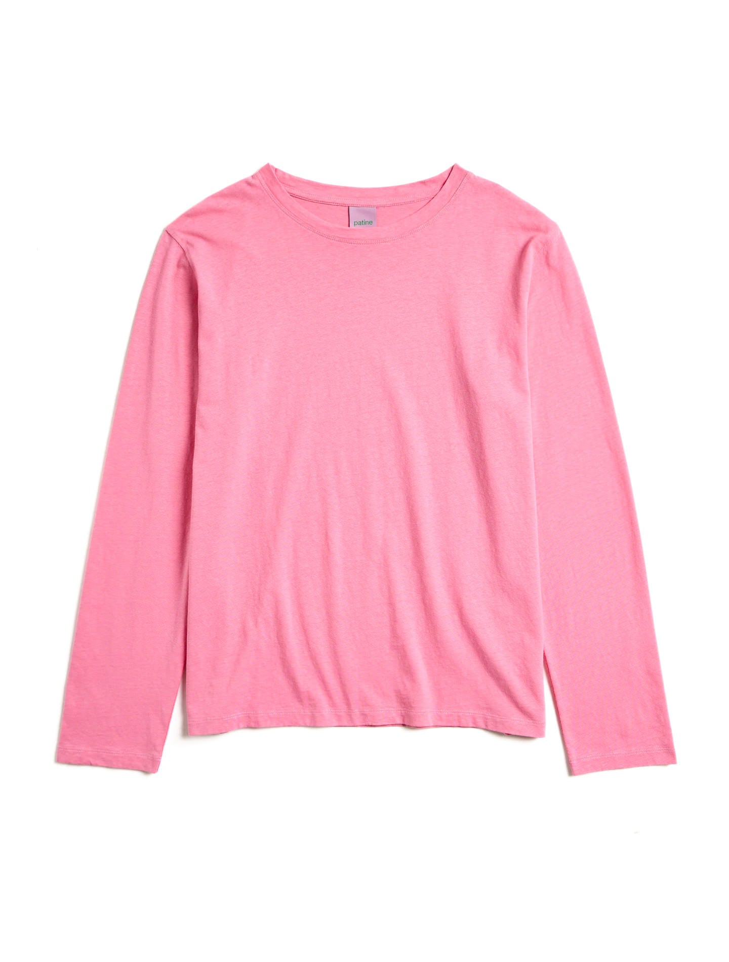 Le tee-shirt Long Willie® jersey bio-recyclé Rose intense