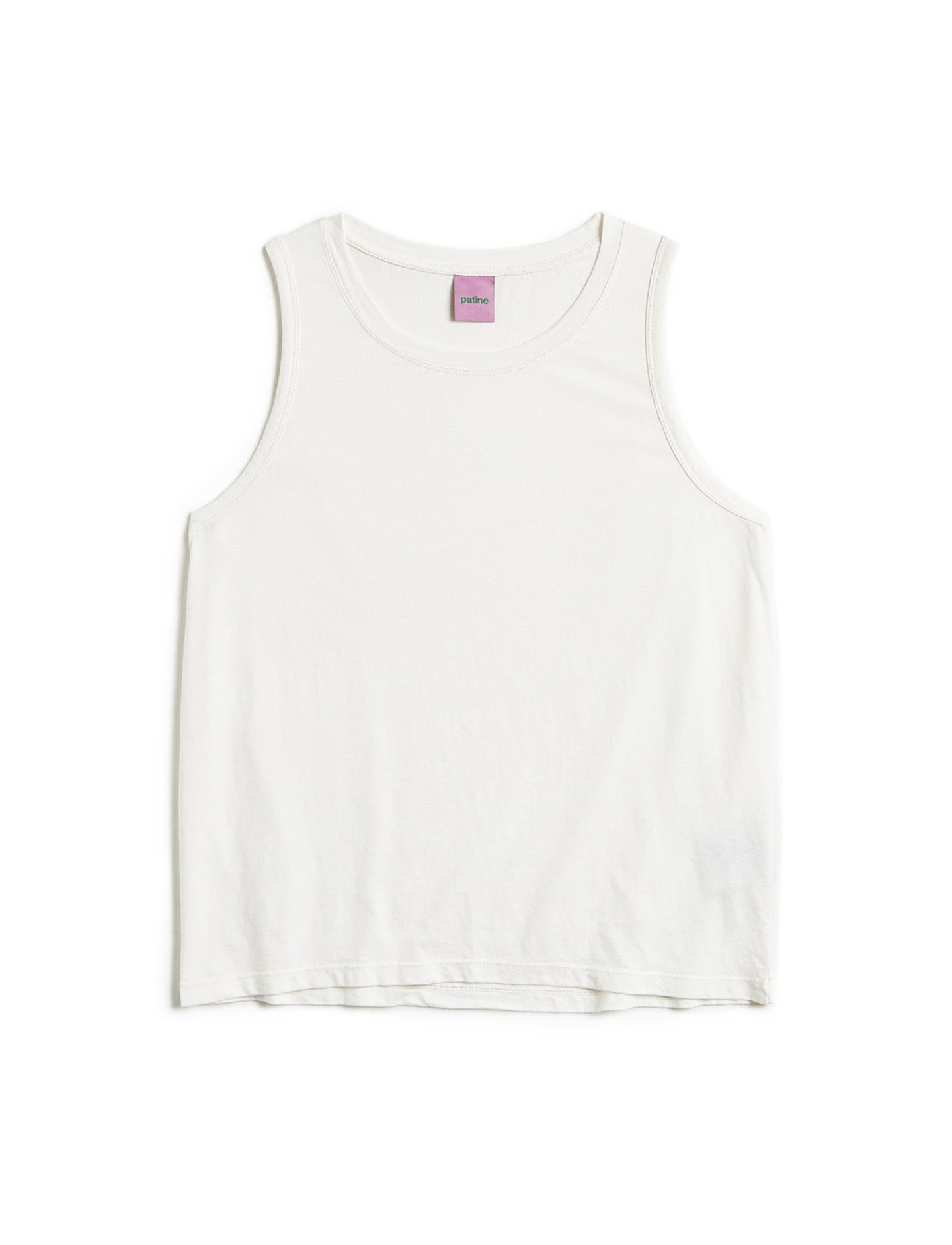 Le tee-shirt débardeur Willie® jersey bio-recyclé Blanc cheesecake