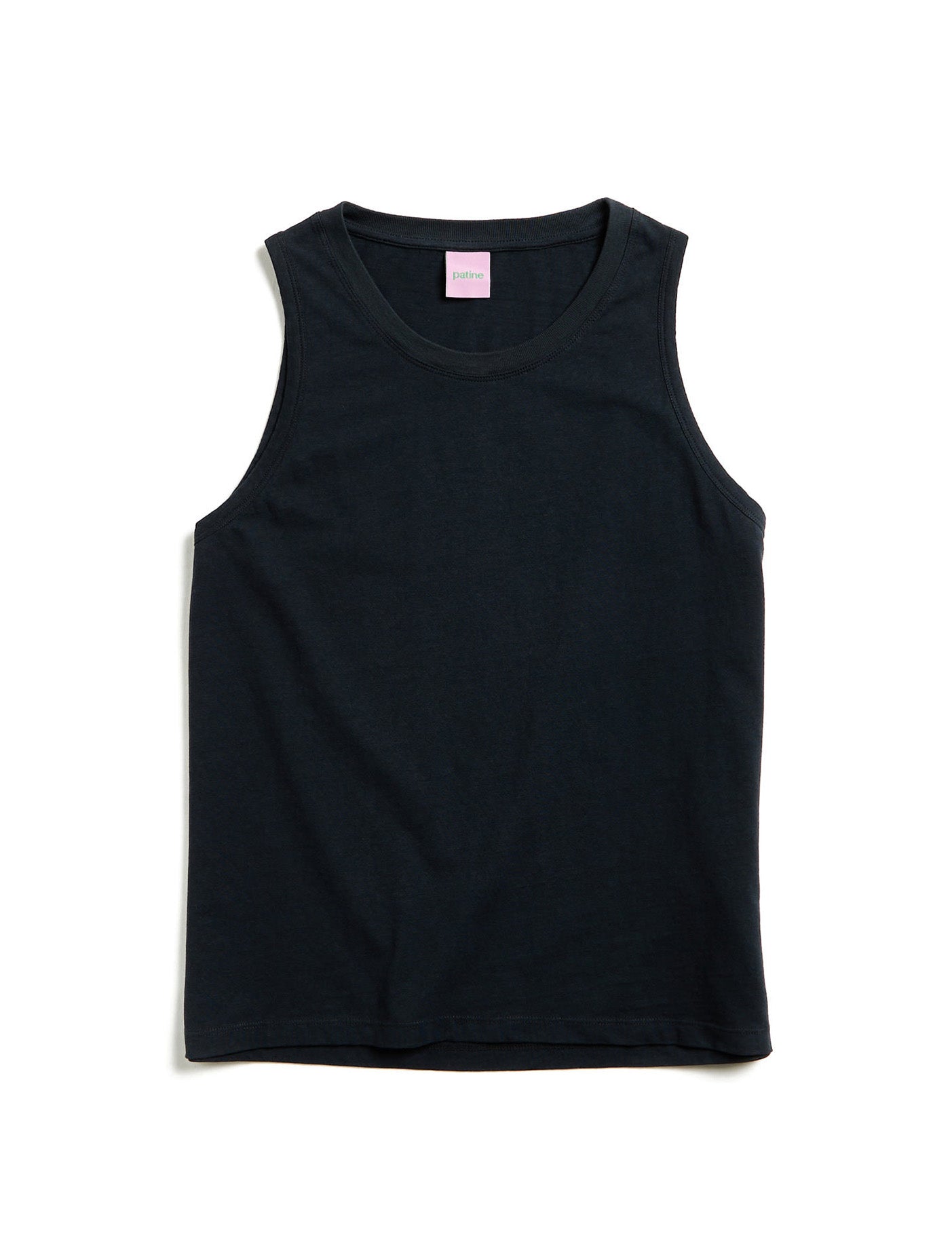 Le tee-shirt débardeur Willie® jersey bio-recyclé Noir black coffee