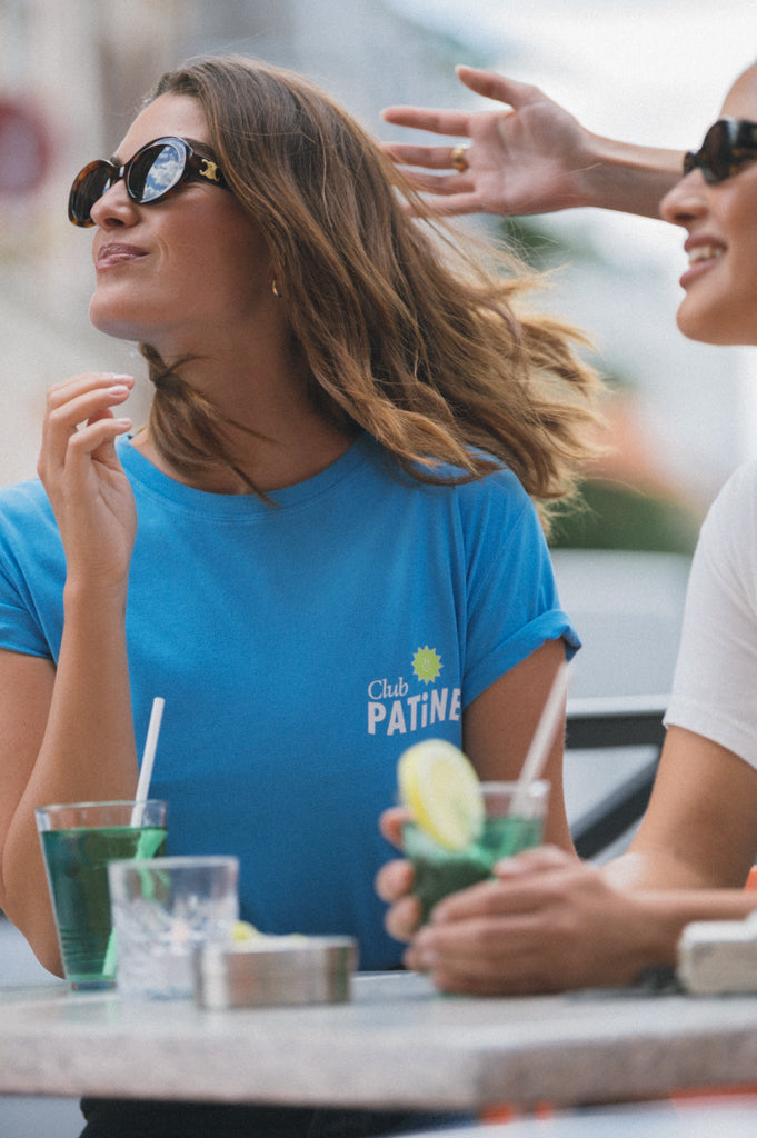 Le tee-shirt Iconic Willie® jersey bio-recyclé Bleu lagon