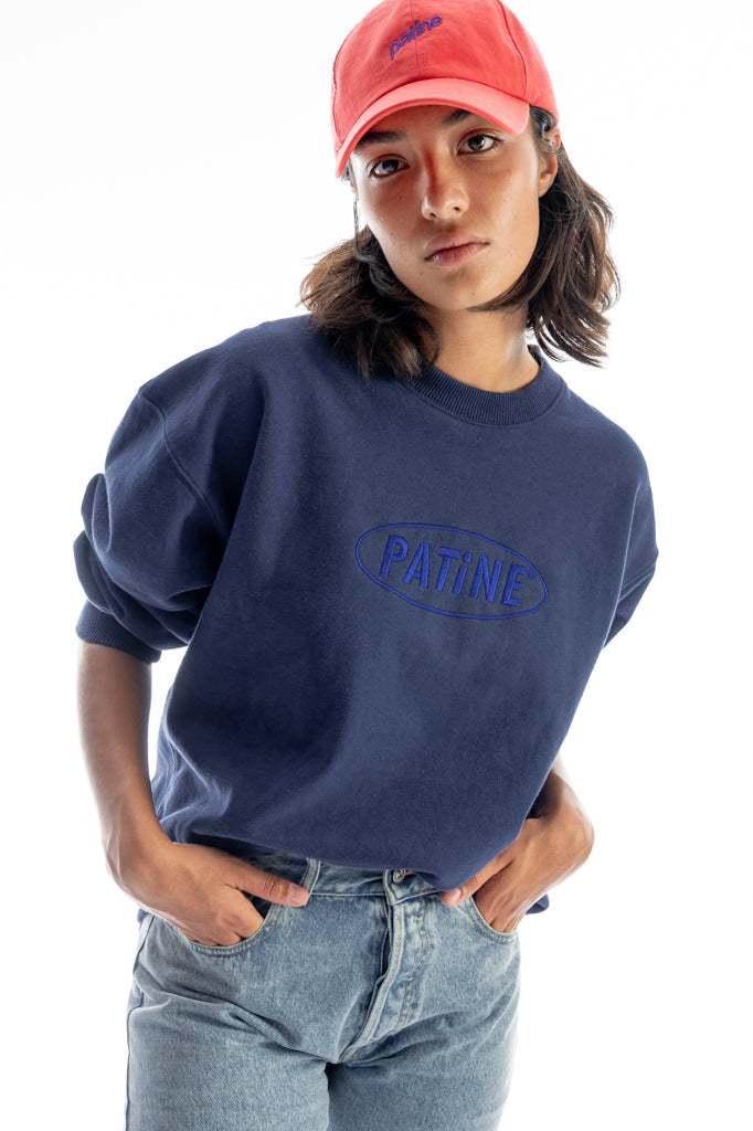 Le sweatshirt Oversize Marty® molleton bio-recyclé Patine®